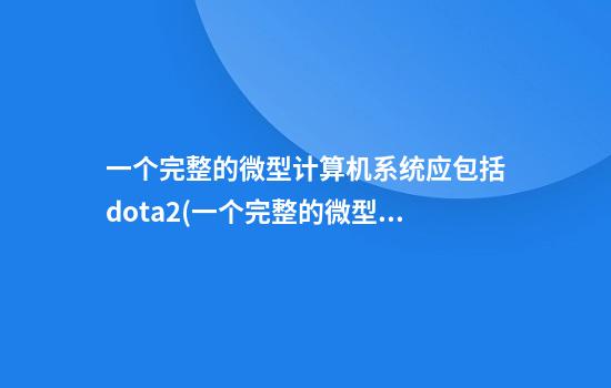 一个完整的微型计算机系统应包括dota2(一个完整的微型计算机系统应包括dota2吗)